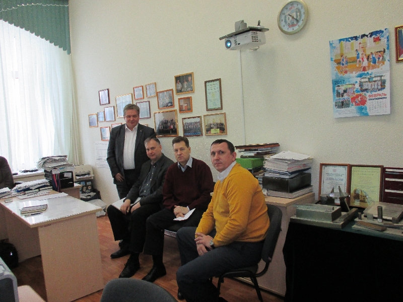 Визит представителей завода им. Г.К.Орджоникидзе